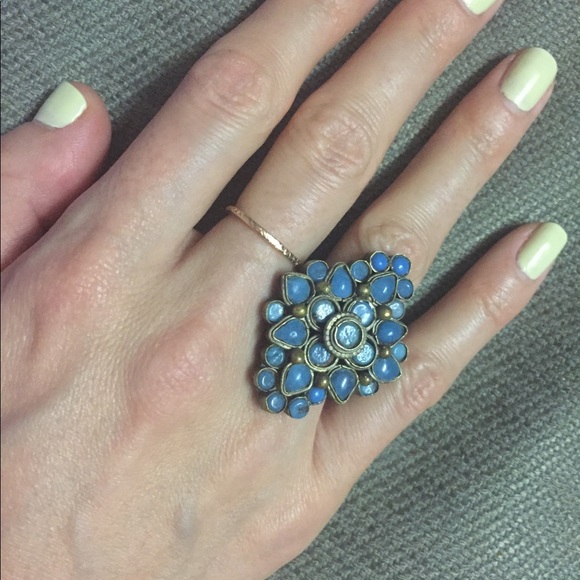 Vintage Stone Ring- Adjustable in size - Picture 4 of 5